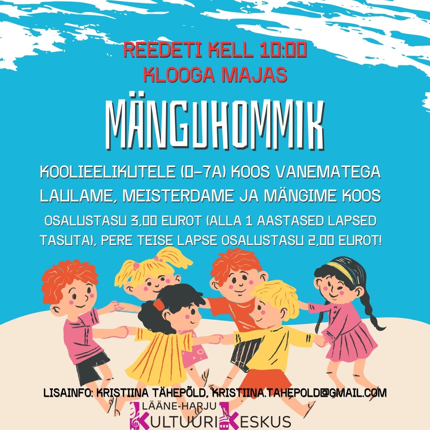 Mänguhommikud reedeti Kloogal